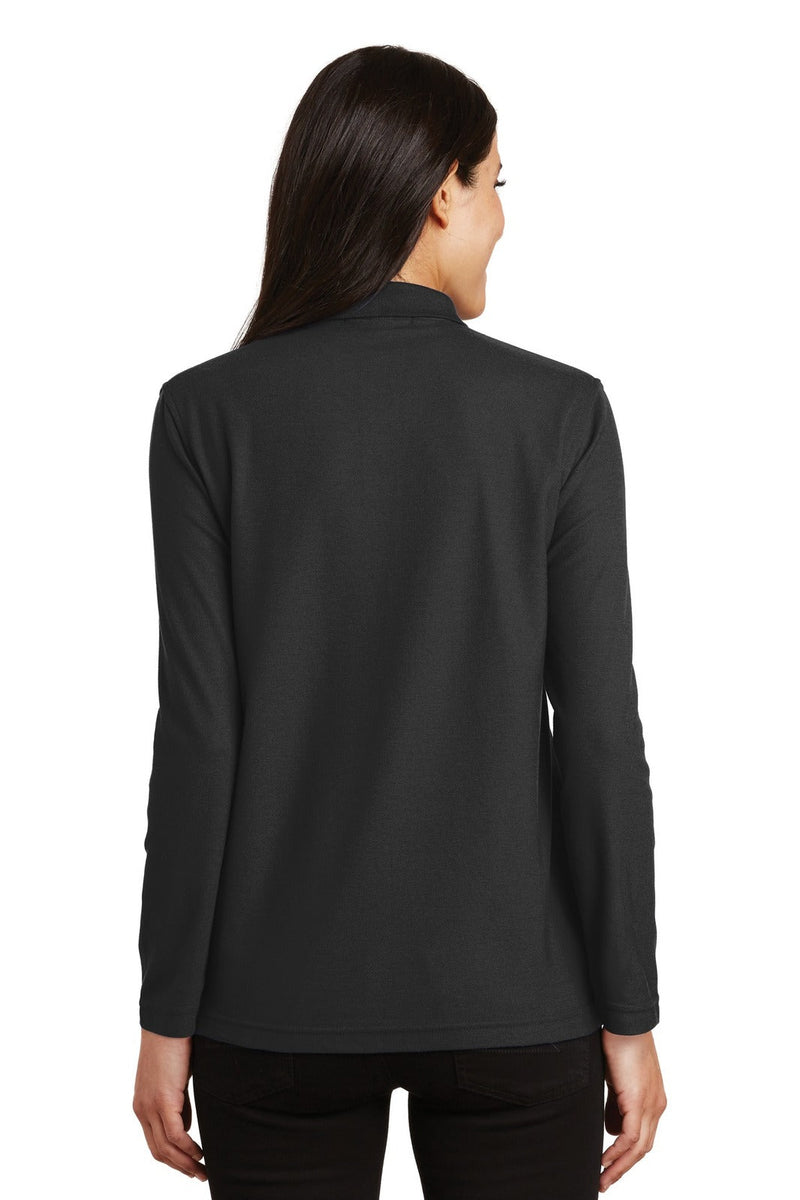 Port Authority L500LS Silk Touch Long Sleeve Polo Ladies (3XL - 4XL) – product photo