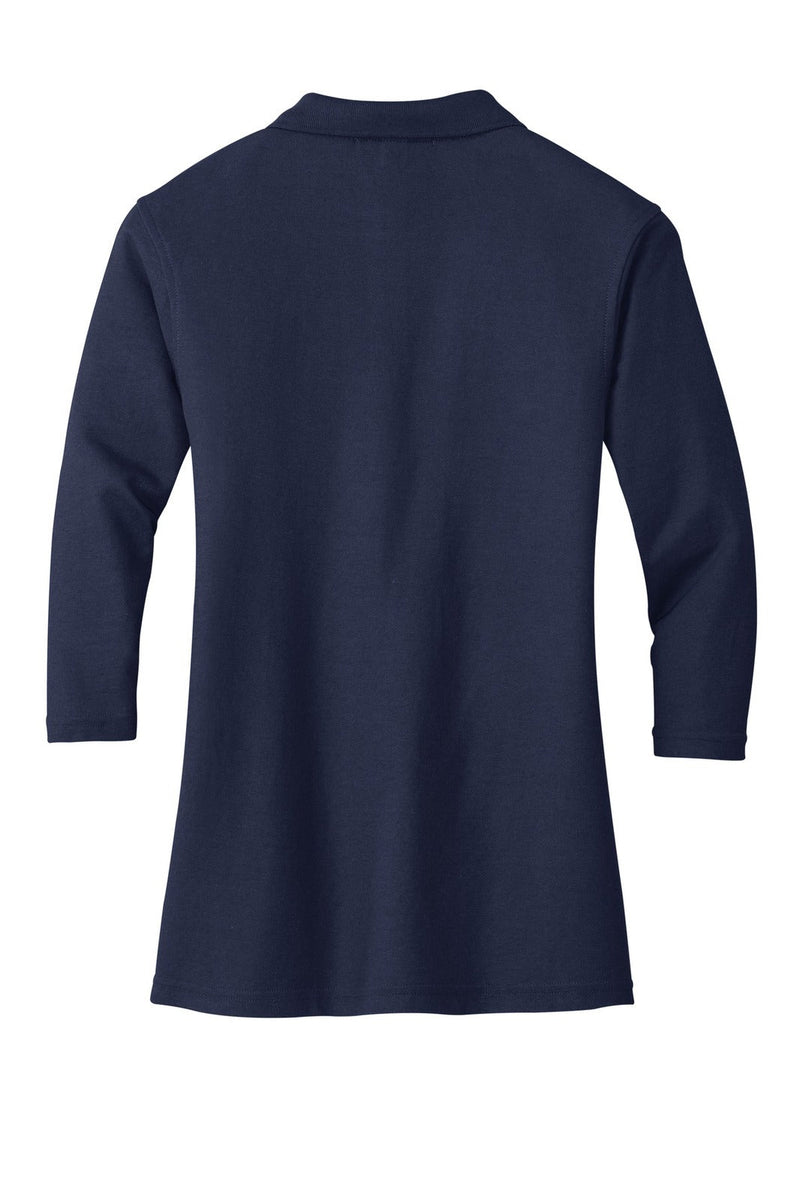 Port Authority L562 Silk Touch 3/4-Sleeve Polo Ladies (3XL - 4XL) – product photo