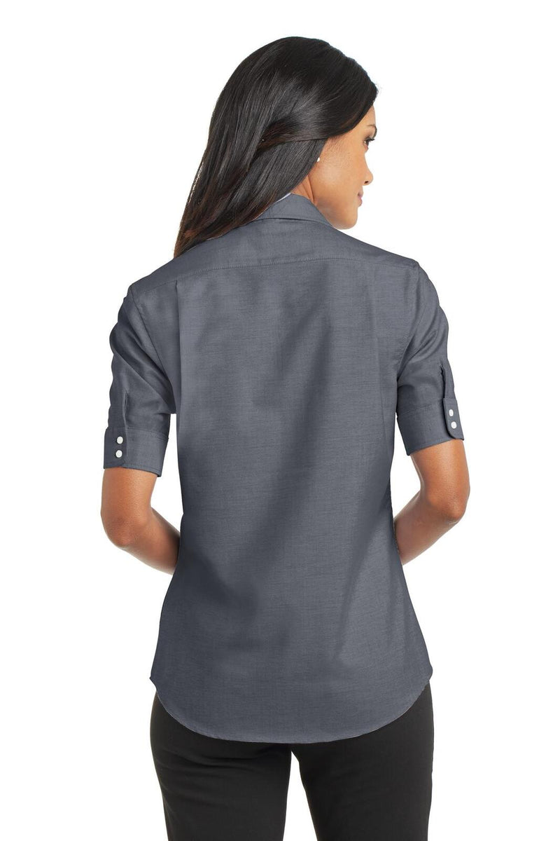 Port Authority L659 Short Sleeve SuperPro Oxford Shirt Ladies (3XL - 4XL) – product photo