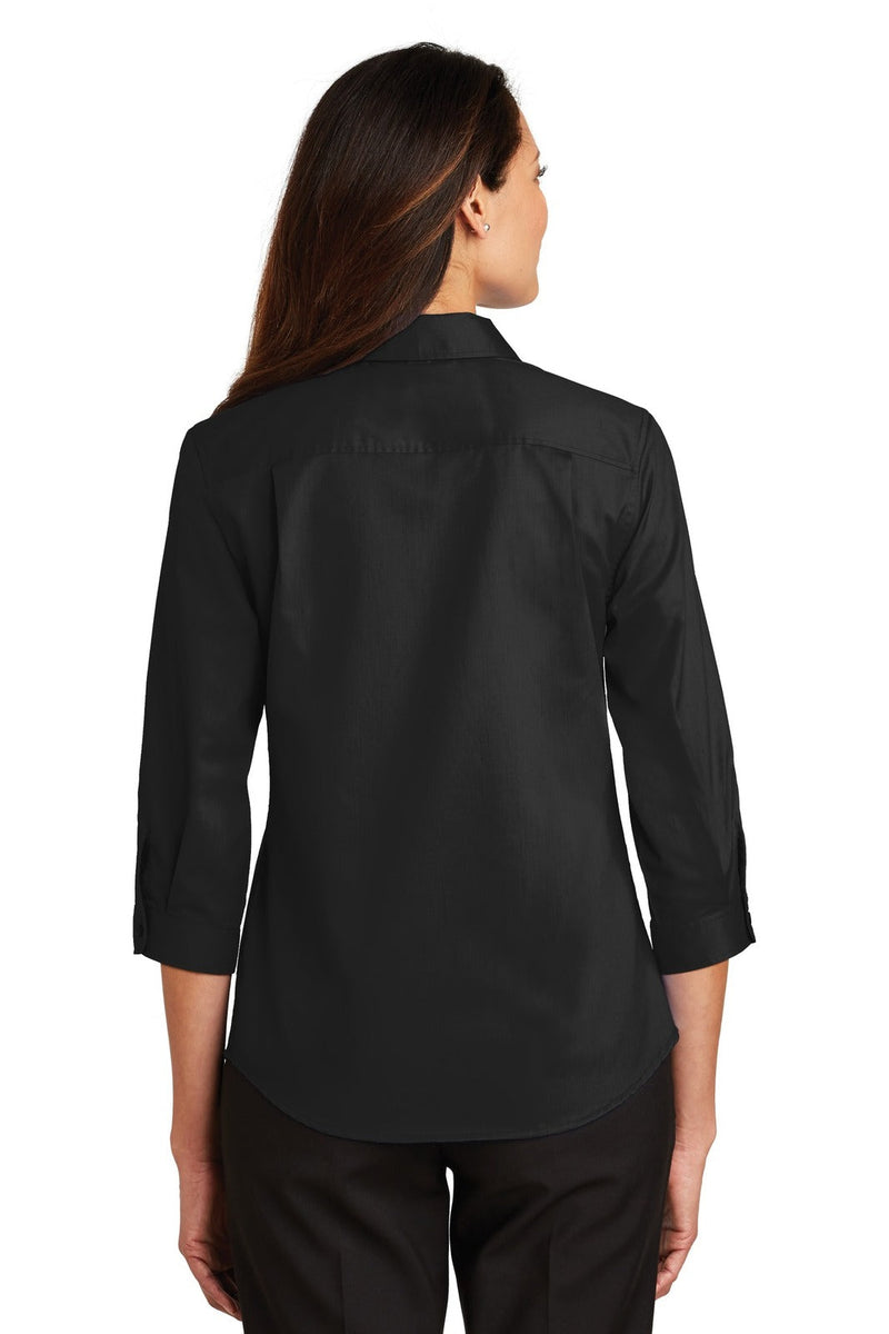 Port Authority L665 3/4-Sleeve SuperPro Twill Shirt Ladies – product photo