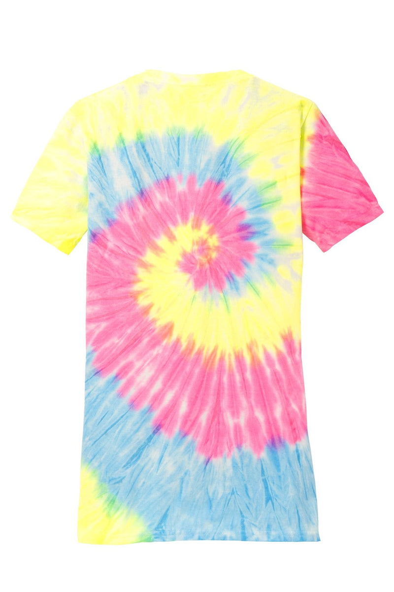 Port & Company LPC147V Tie-Dye V-Neck Tee Ladies (2XL - 3XL) – product photo