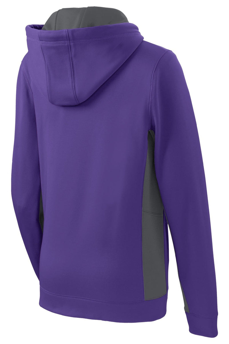 Sport-Tek LST235 Sport-Wick Fleece Colorblock Hooded Pullover Ladies (3XL - 4XL) – product photo