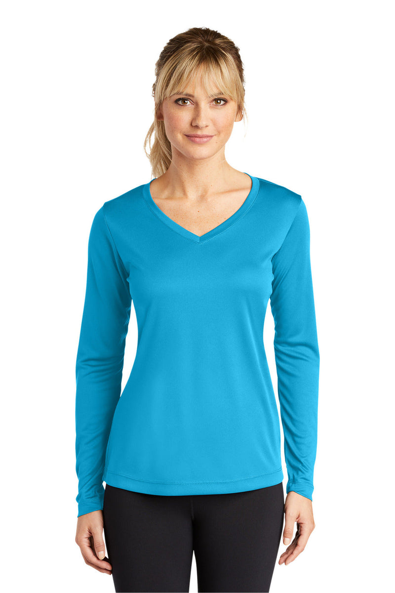 Sport-Tek LST353LS Long Sleeve PosiCharge Competitor V-Neck Tee Ladies (3XL)