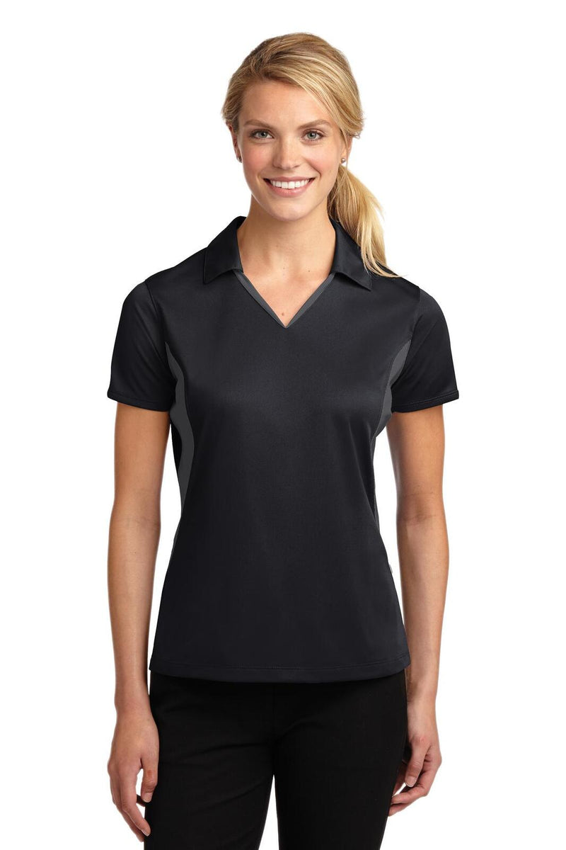 Sport-Tek LST655 Side Blocked Micropique Sport-Wick Polo Ladies