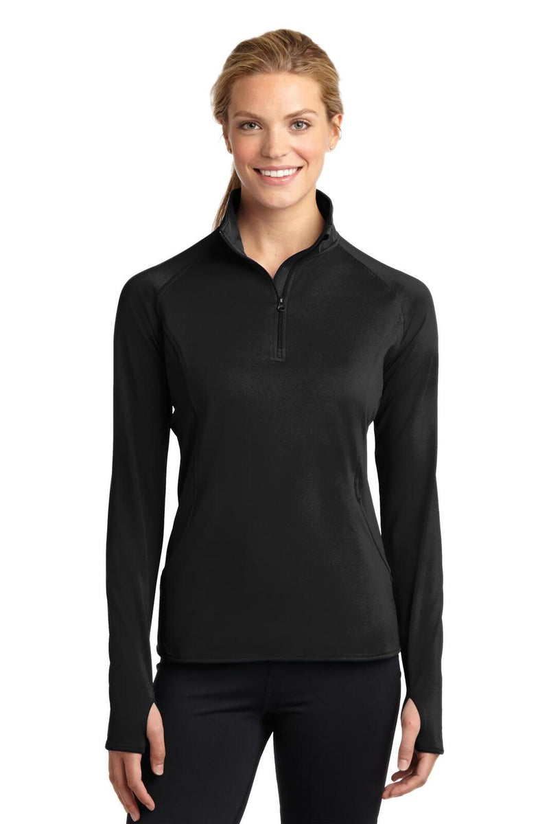 Sport-Tek LST850 Sport-Wick Stretch 1/2-Zip Pullover Ladies