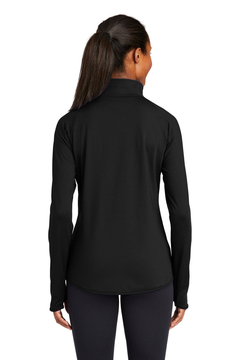 Sport-Tek LST850 Sport-Wick Stretch 1/2-Zip Pullover Ladies – product photo