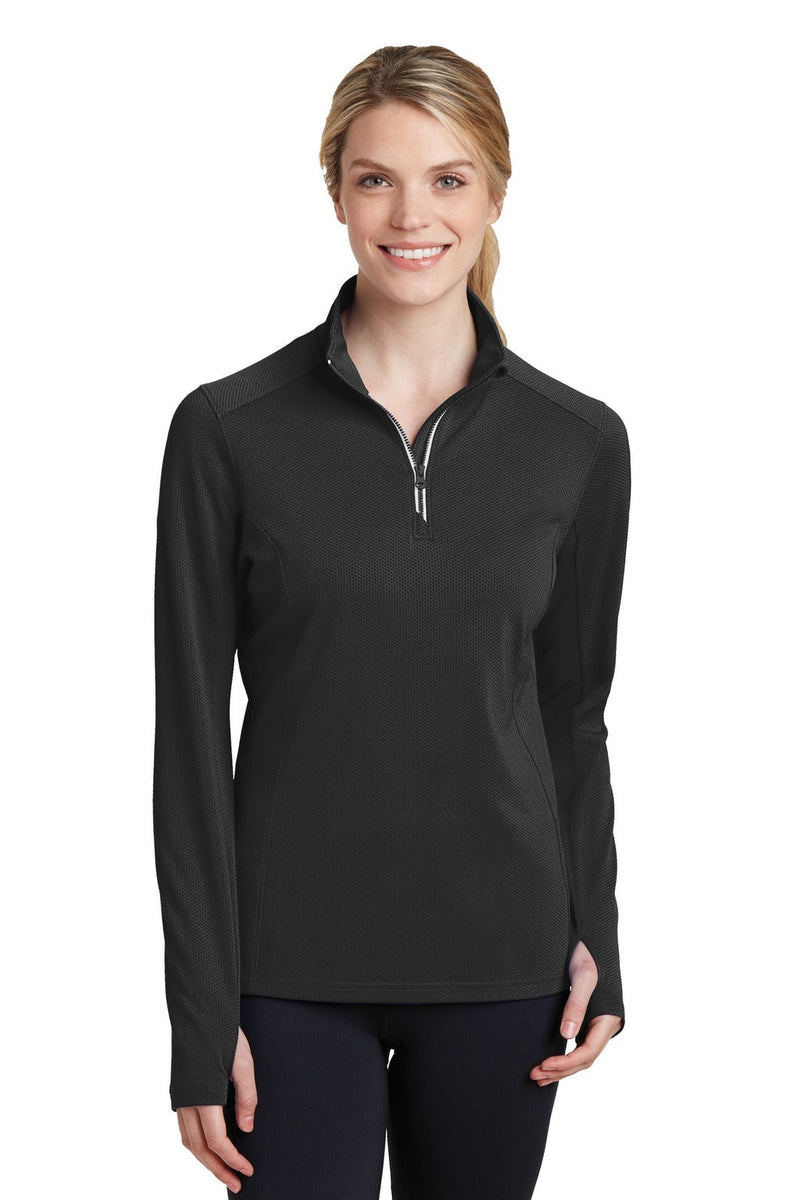 Sport-Tek LST860 Sport-Wick Textured 1/4-Zip Pullover Ladies (3XL - 4XL)