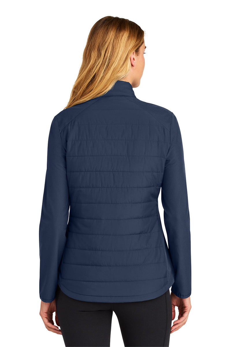 Sport-Tek LST940 Teknical Hybrid Jacket Ladies – rear view