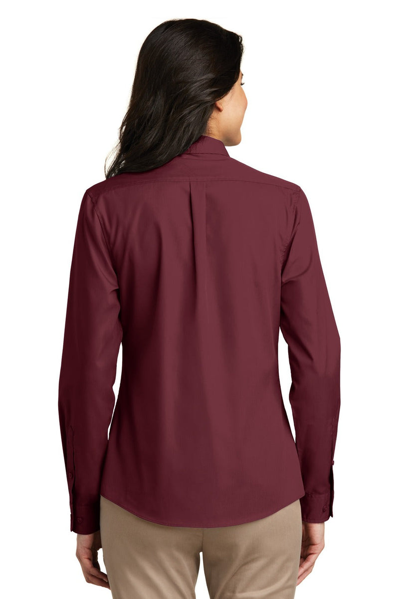 Port Authority LW100 Long Sleeve Carefree Poplin Shirt Ladies – product photo