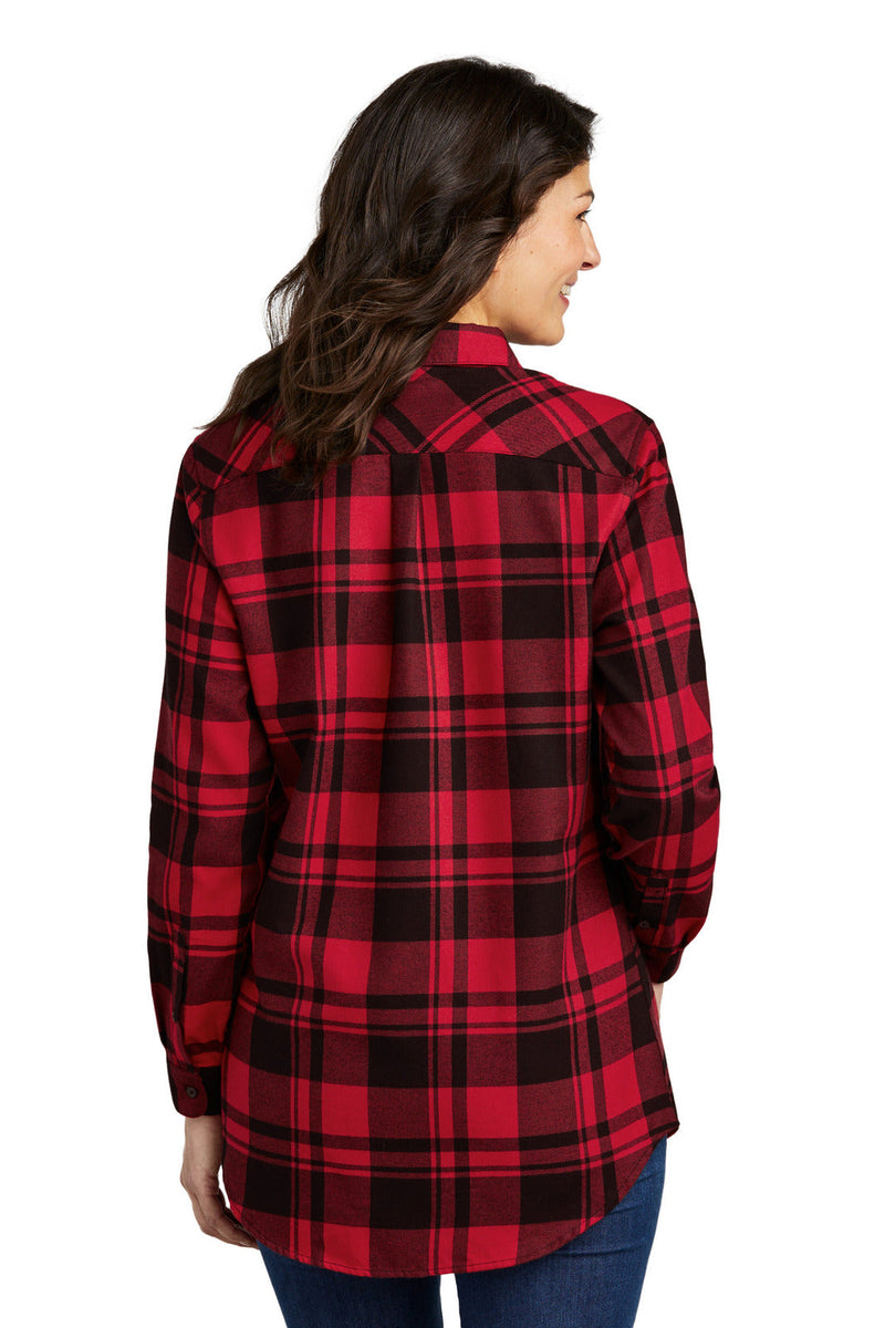 Port Authority LW668 Plaid Flannel Tunic Ladies – product photo