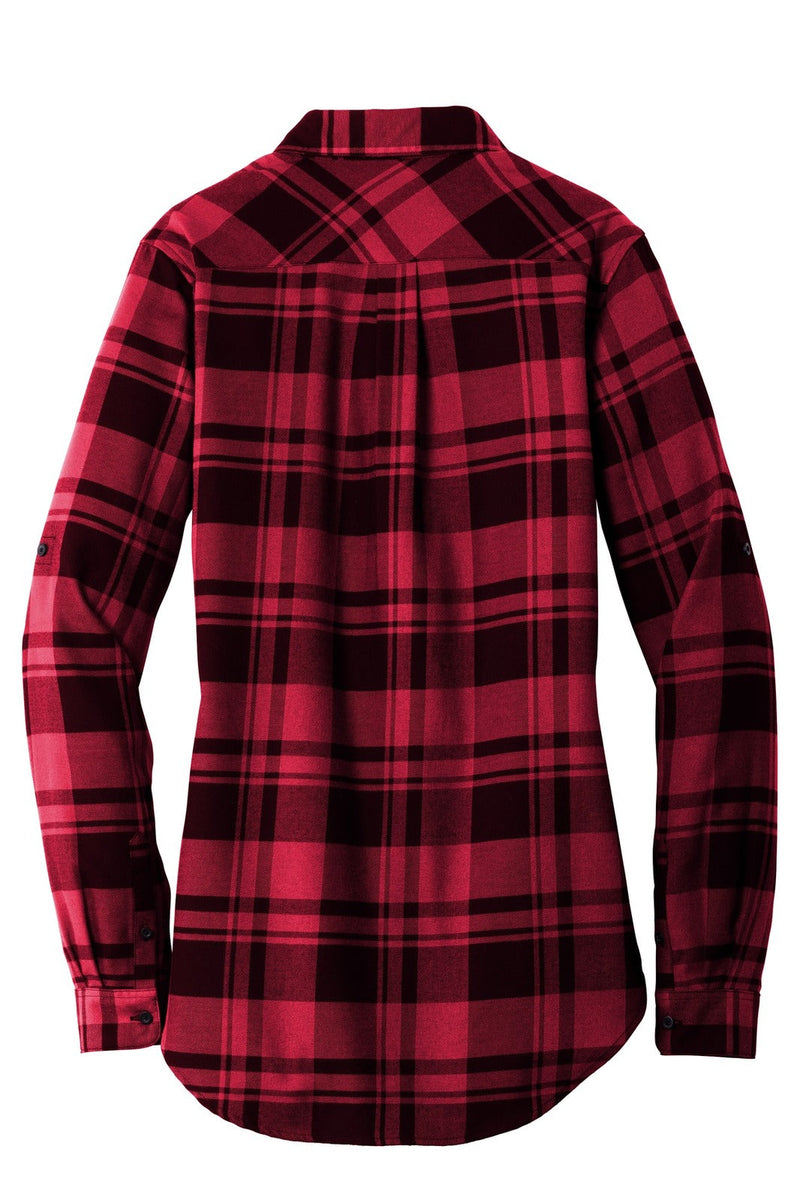 Port Authority LW668 Plaid Flannel Tunic Ladies – product photo