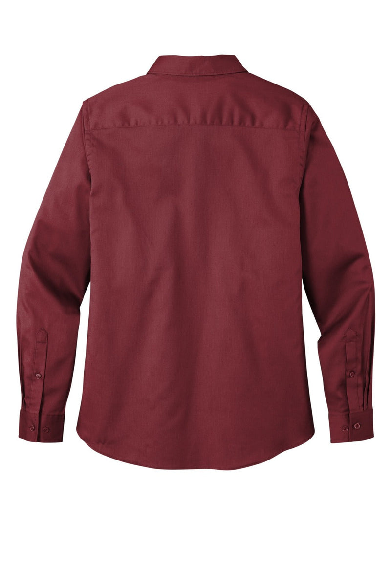 Port Authority LW808 Long Sleeve SuperProReactTwill Shirt Ladies (3XL - 4XL) – product photo