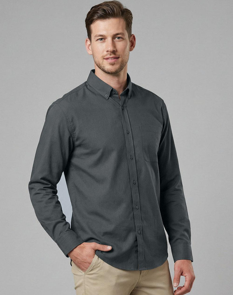 Winning Spirit M7009L Smart Casual Cotton Blend Long Sleeve Shirt Mens