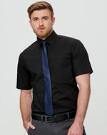 Winning Spirit M7020S Cotton/Poly Stretch Short Sleeve Shirt Mens