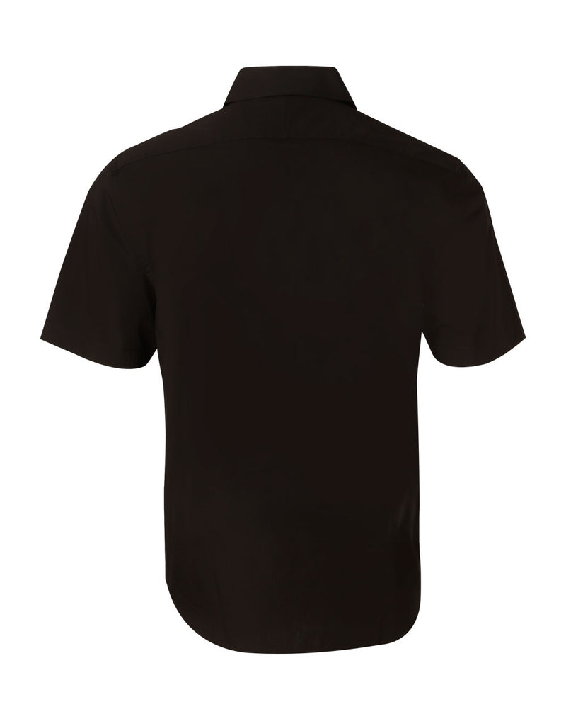 Cotton/Poly Stretch Short Sleeve Shirt Mens