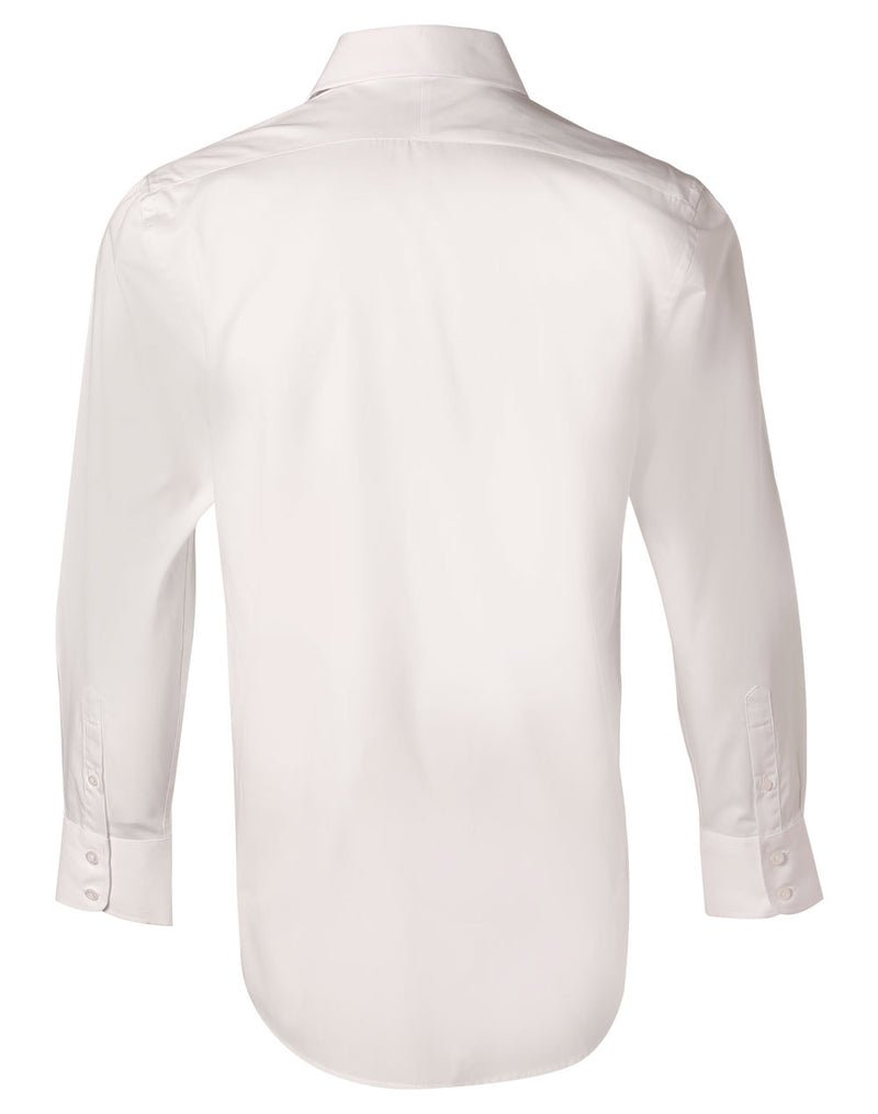 Fine Twill Long Sleeve Shirt Mens