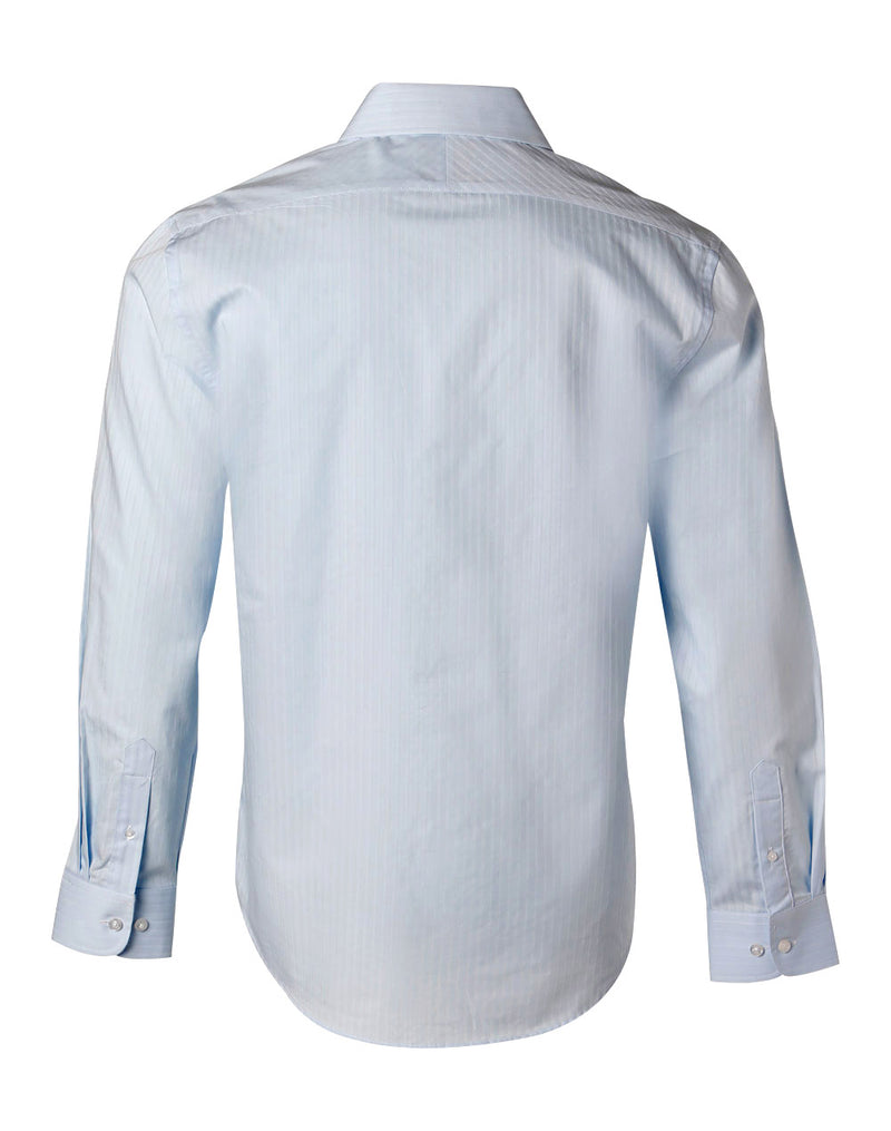 Self Stripe Long Sleeve Shirt Mens