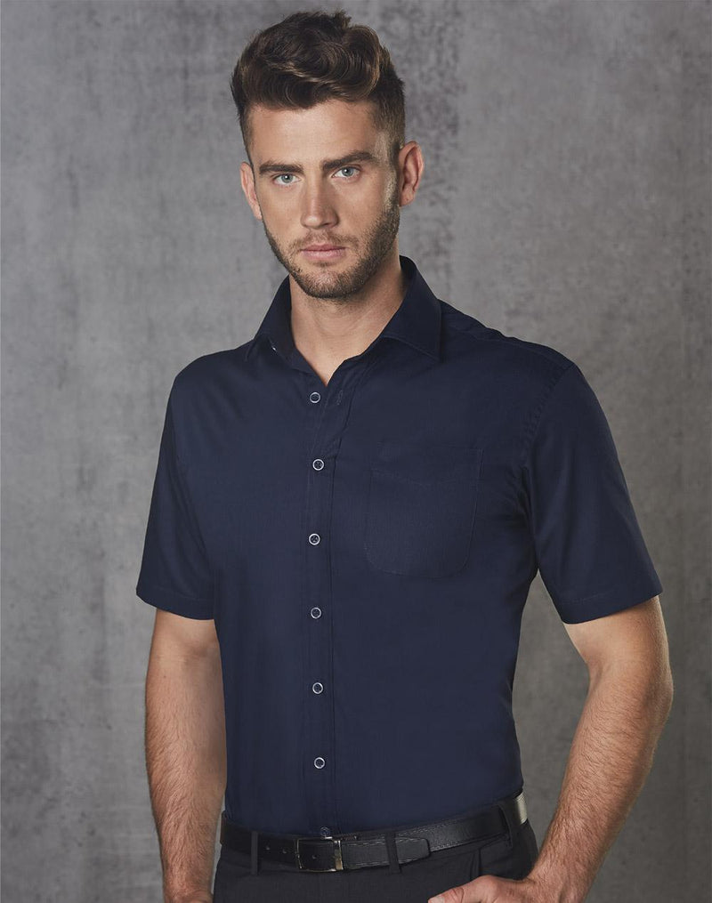 Winning Spirit M7110S Barkley Taped Seam Short Sleeve Shirt Mens