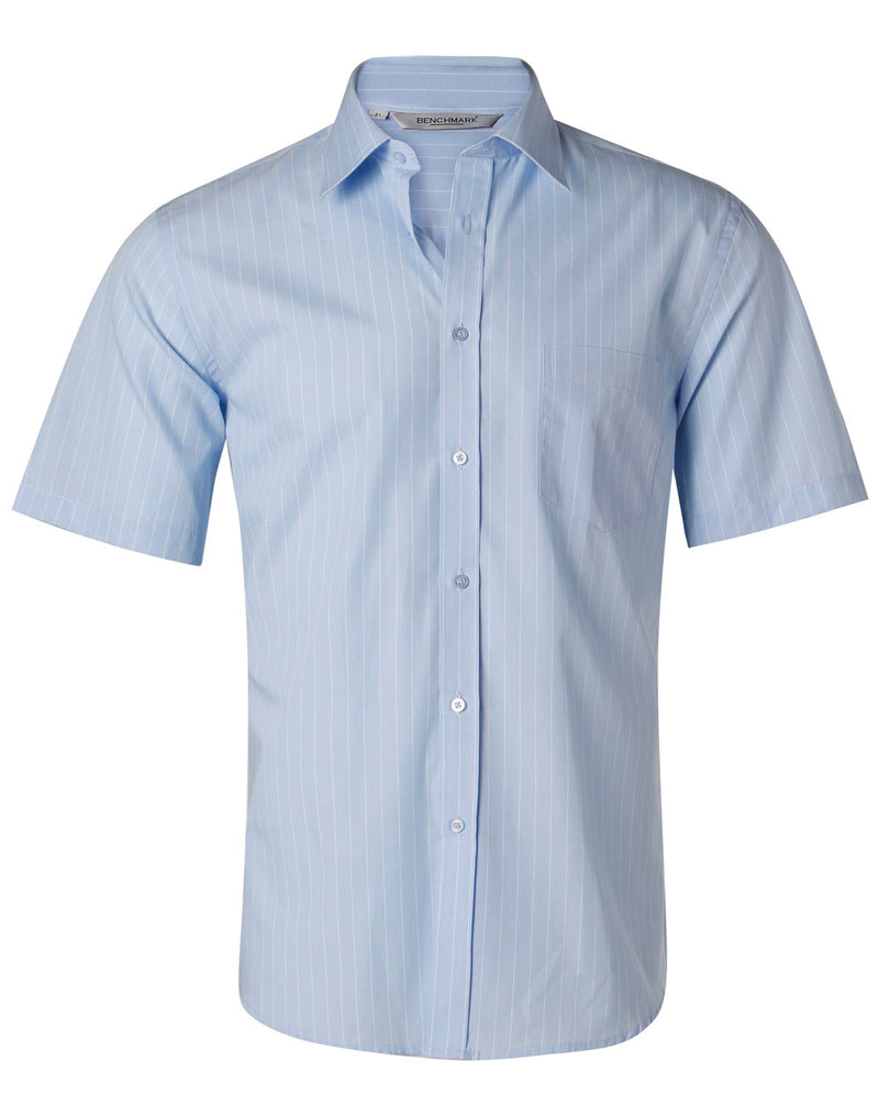 Blue Chambray/White
