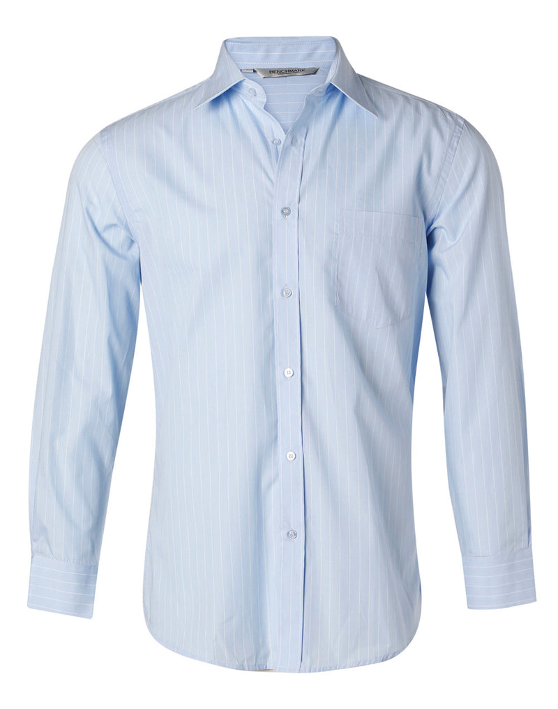 Blue Chambray/White