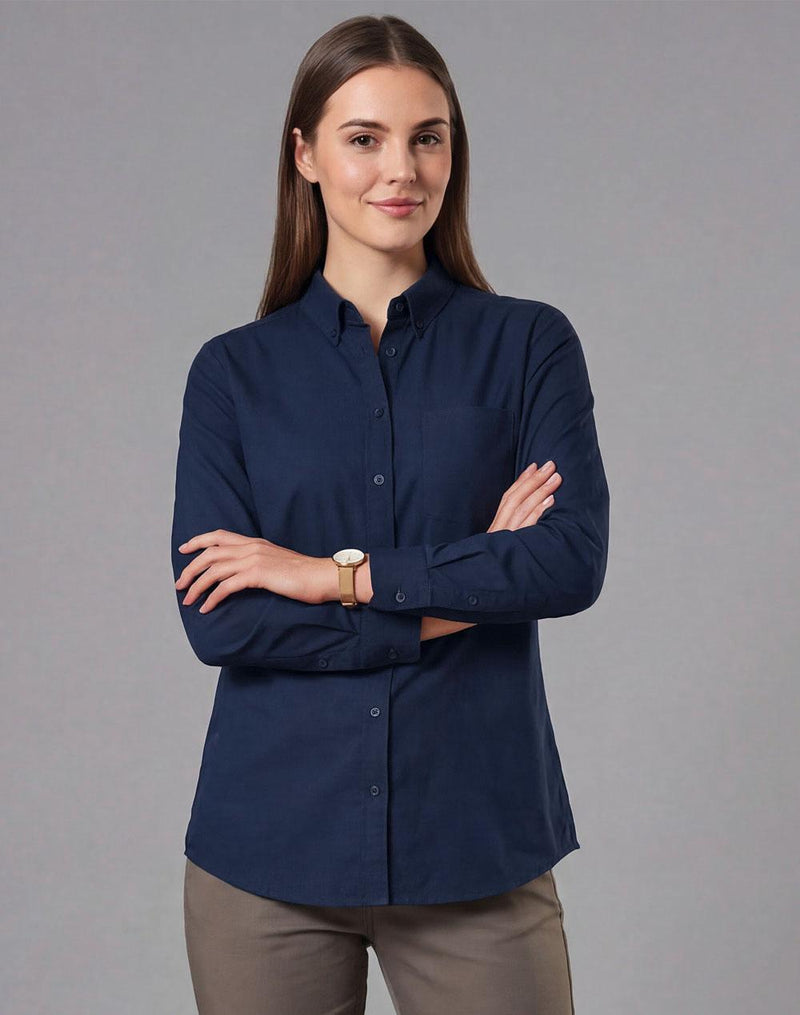 Winning Spirit M8009L Smart Casual Cotton Blend Long Sleeve Shirt Ladies