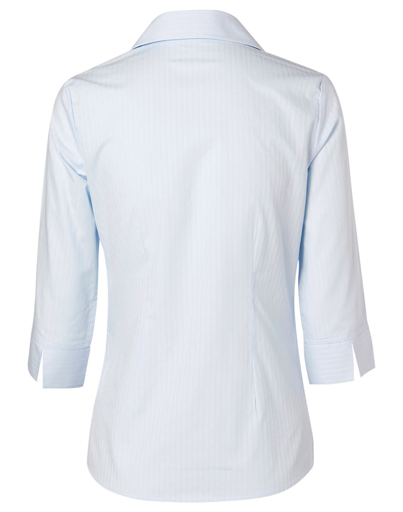 Self Stripe 3/4 Sleeve Shirt Ladies