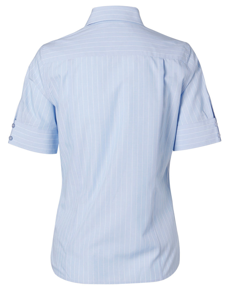 Pin Stripe Short Sleeve Shirt Ladies