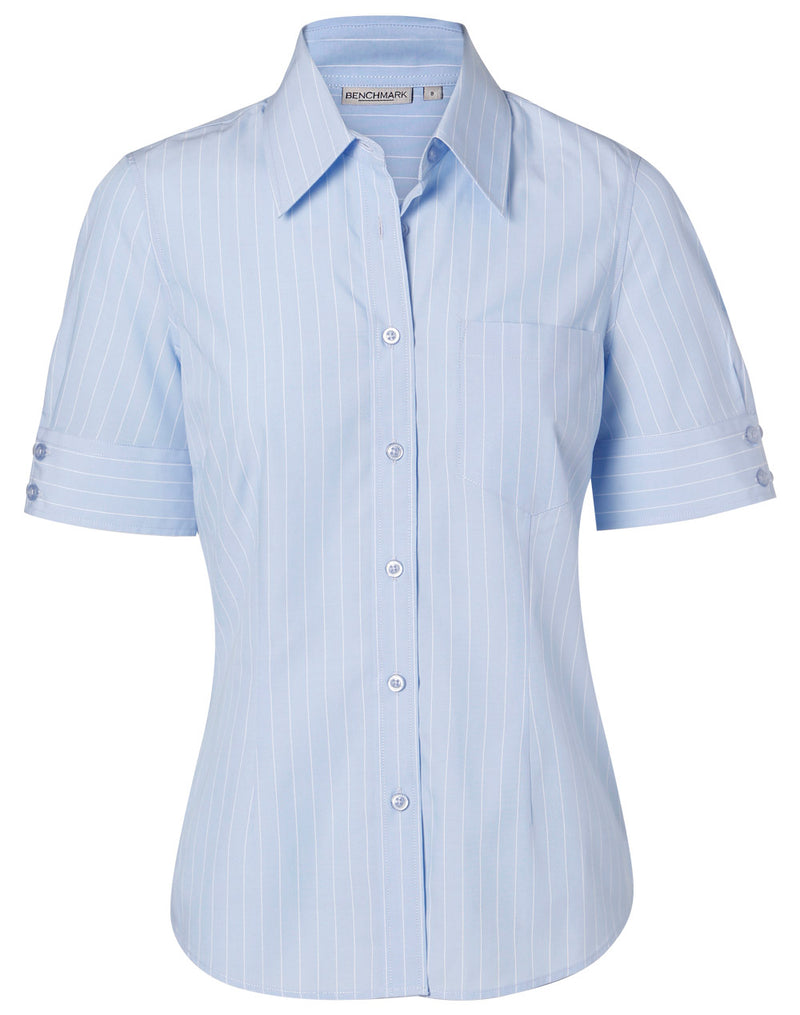 Blue Chambray/White