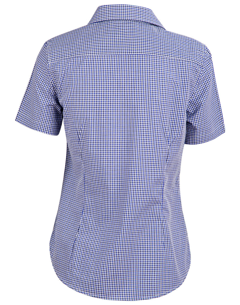 Multi-Tone Check Short Sleeve Shirt Ladies