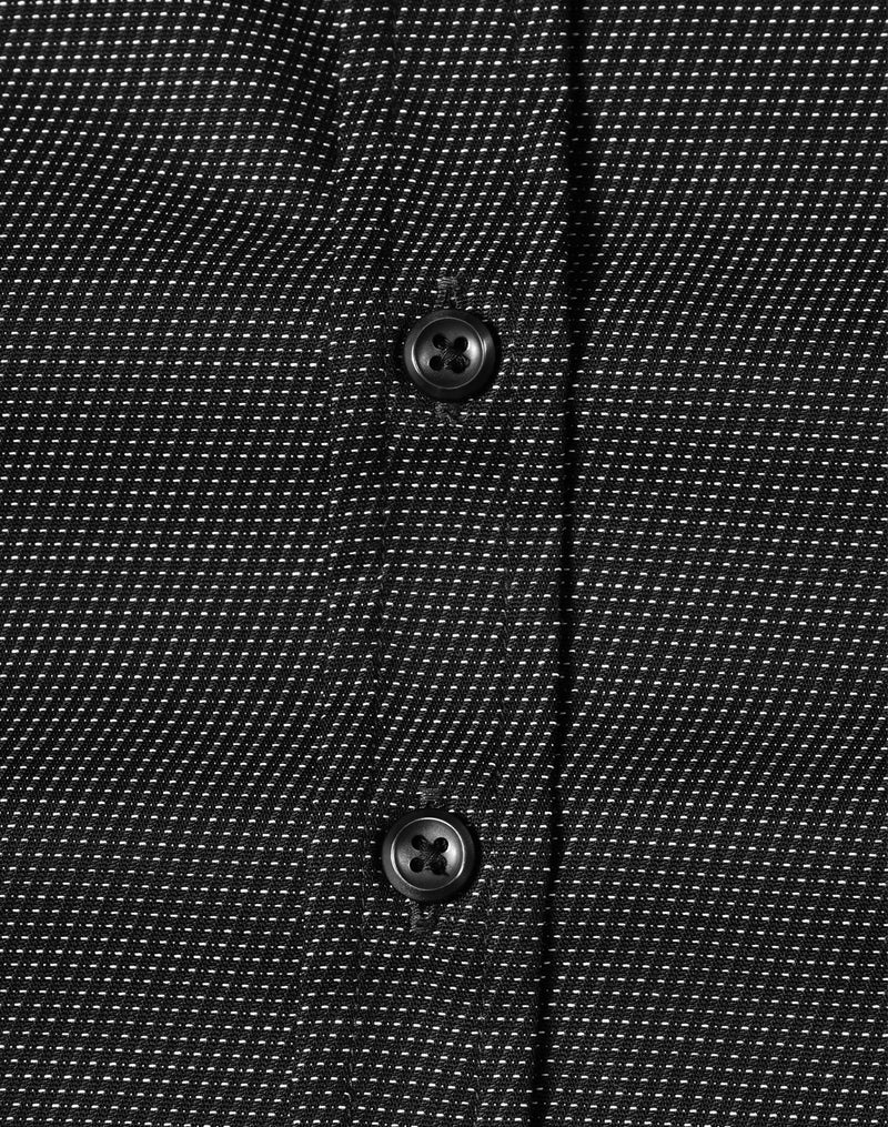 Ascot Long Sleeve Dot Jacquard Stretch Shirt Ladies