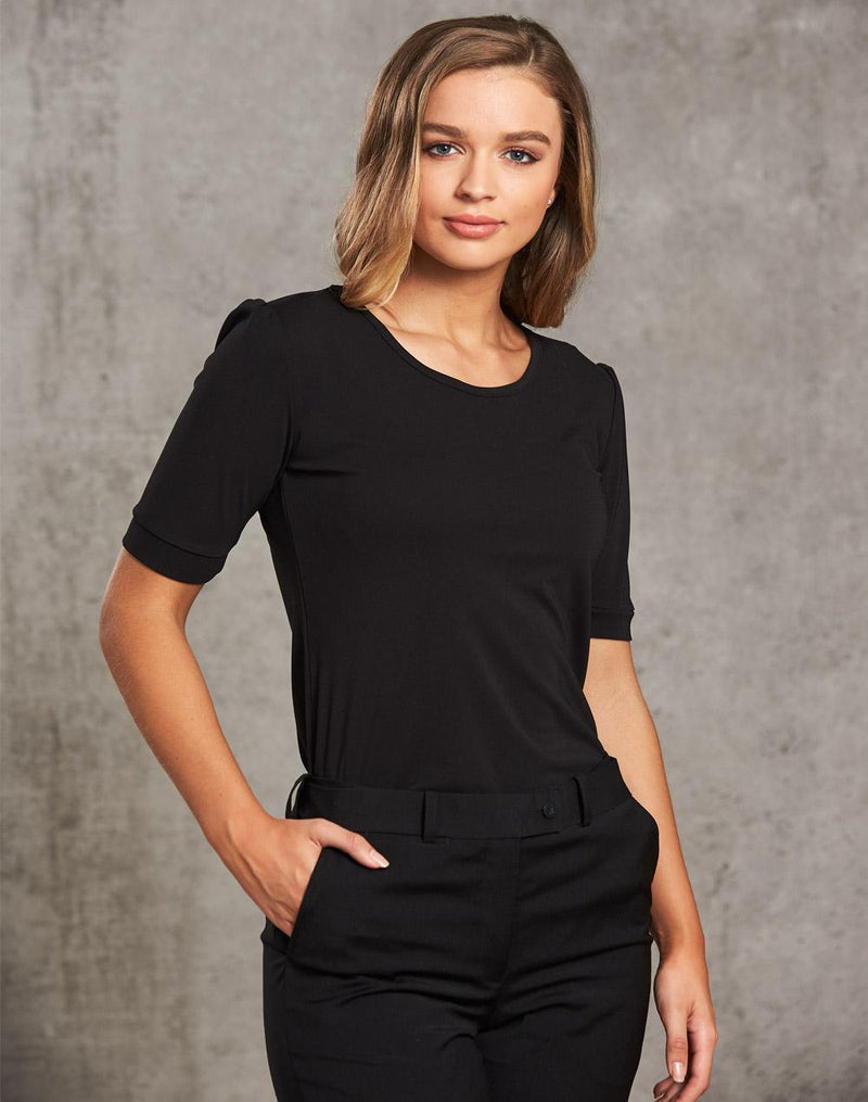Winning Spirit M8800 Scoop Neck T-Top Ladies