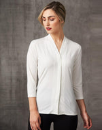 Winning Spirit M8830 3/4 Sleeve Stretch Knit Top Isabel Ladies