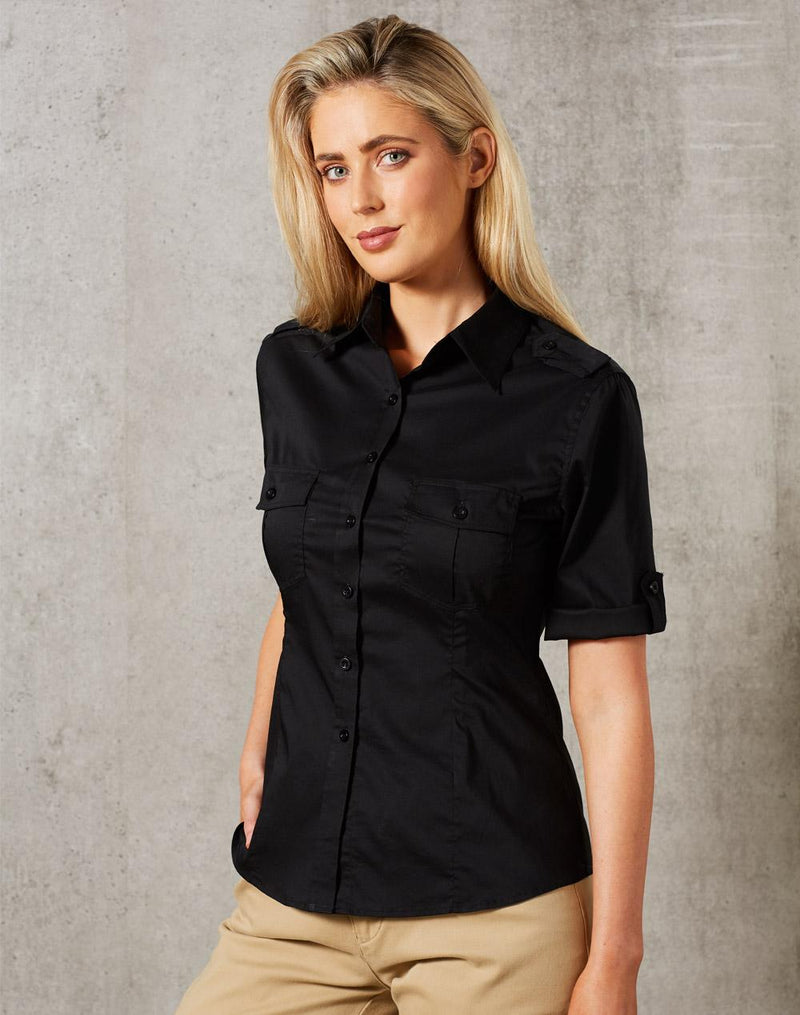Winning Spirit M8911 Short Sleeve Military Shirt Ladies