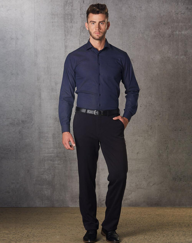 Winning Spirit M9330 Poly/Viscose Stretch Pants Flexi Waist Mens