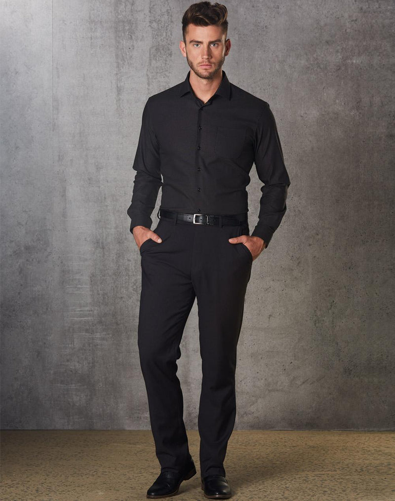Winning Spirit M9340 Poly/Viscose Flexi Waist Stretch Pants Mens