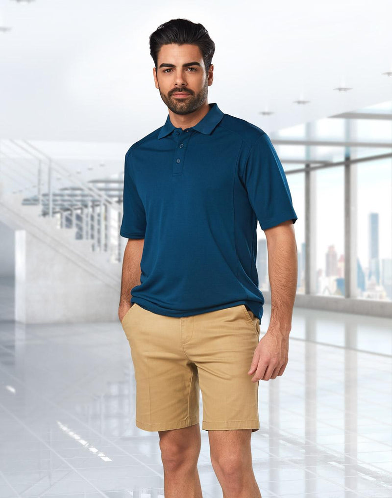 Winning Spirit M9381 Stretch Slimfit Boston Chino Shorts Mens
