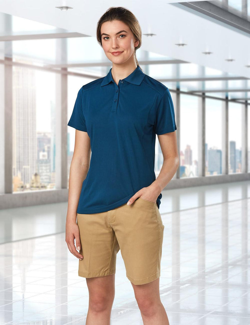 Winning Spirit M9391 Stretch Slimfit Boston Chino Shorts Ladies
