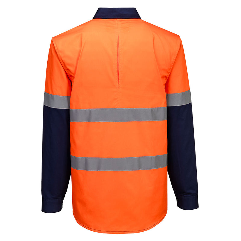 Industrial Hi-Vis Lightweight Contrast Shirt L/S