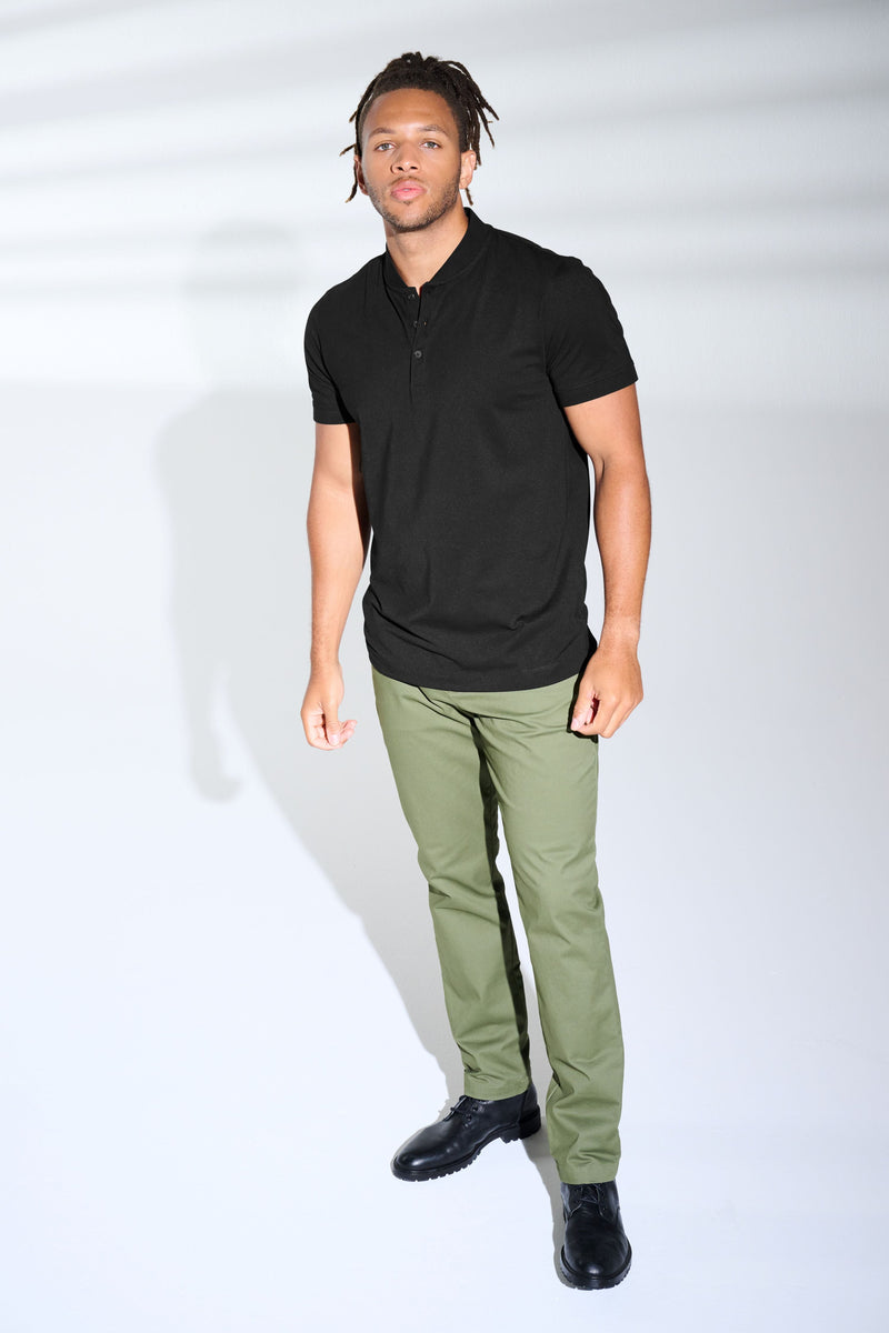 Mercer+Mettle MM1008 Stretch Pique Henley