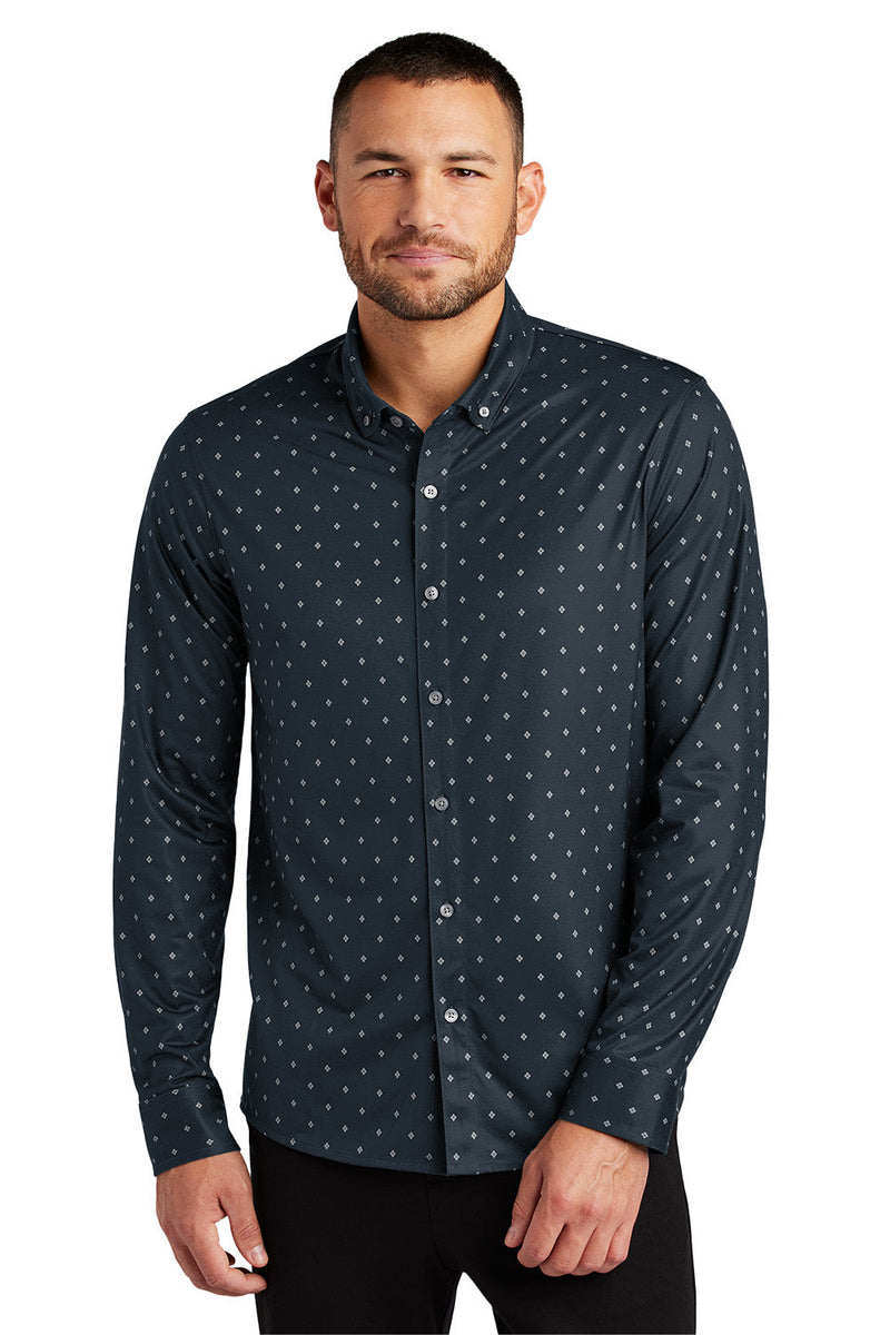 Mercer+Mettle MM1018 Stretch Jersey Long Sleeve Shirt (3XL - 4XL) – product photo
