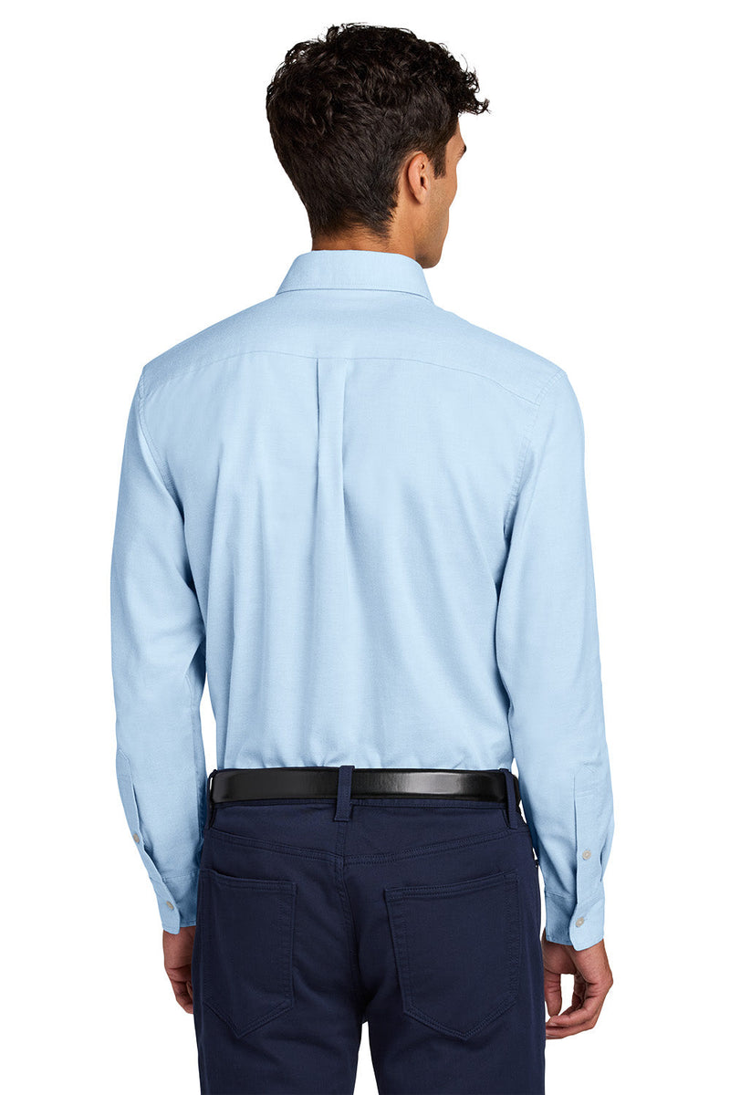 Mercer+Mettle MM2002 Long Sleeve Modern Oxford Shirt (3XL - 4XL) – rear view
