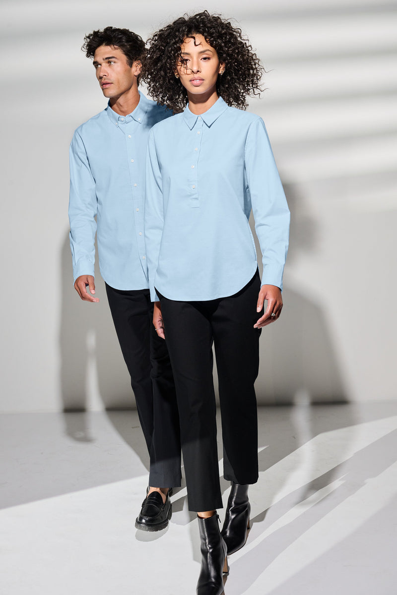 Mercer+Mettle MM2002 Long Sleeve Modern Oxford Shirt – product photo