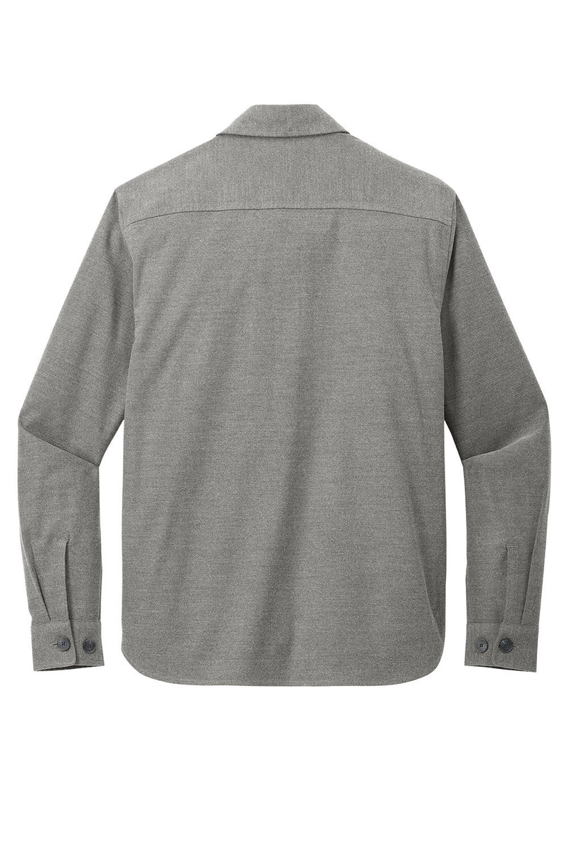 Mercer+Mettle MM2020 Long Sleeve Twill Overshirt (4XL) – rear view
