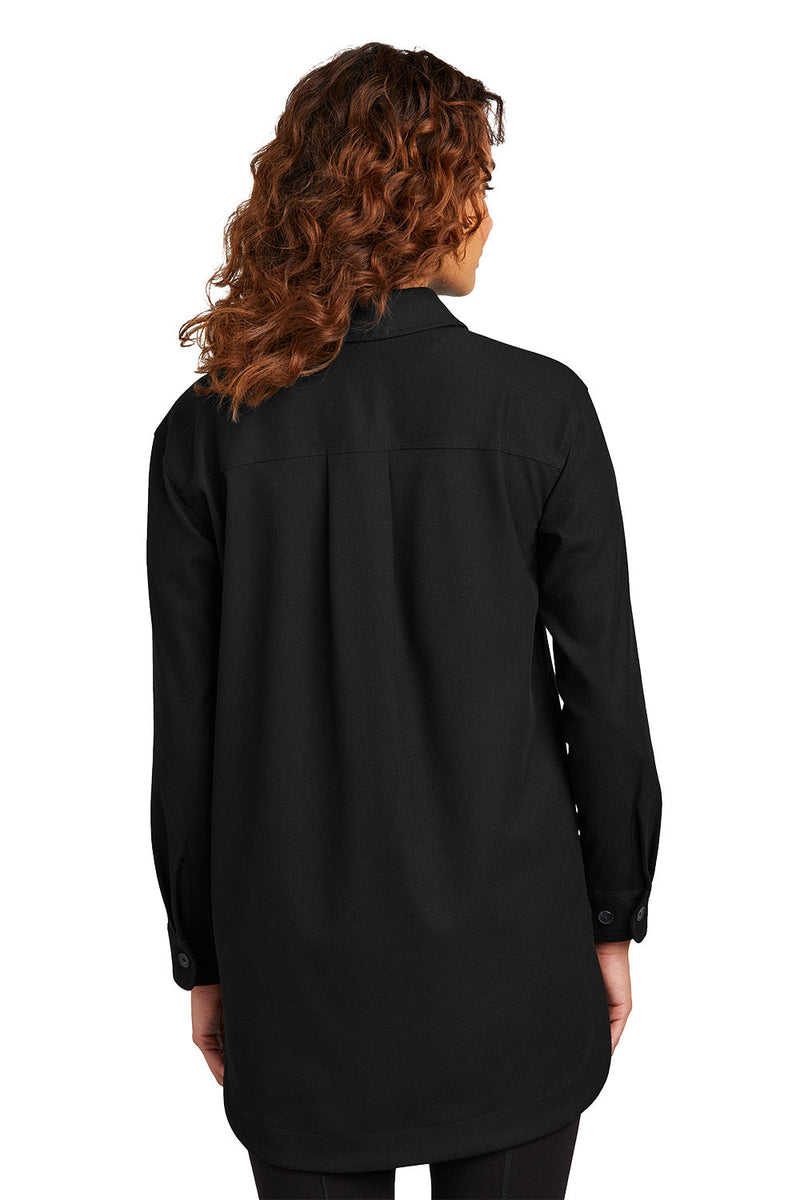 Mercer+Mettle MM2021 Long Sleeve Twill Overshirt Ladies (4XL) – rear view