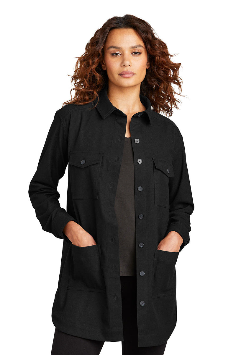 Mercer+Mettle MM2021 Long Sleeve Twill Overshirt Ladies – product photo