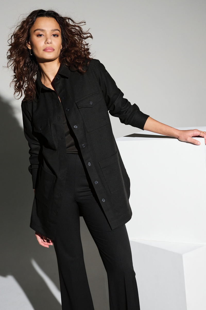 Mercer+Mettle MM2021 Long Sleeve Twill Overshirt Ladies