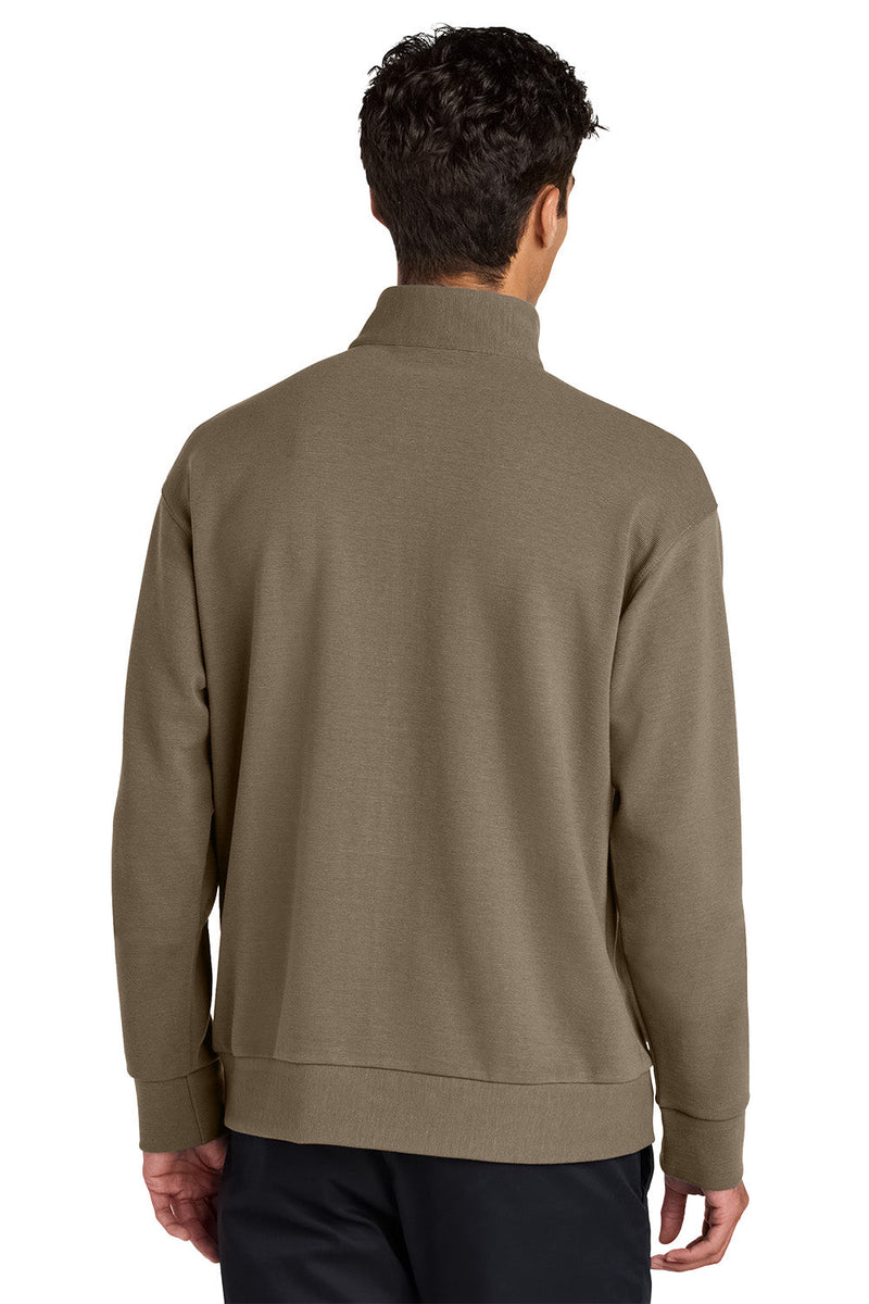 Mercer+Mettle MM3040 Linear Texture 1/4-Zip – rear view