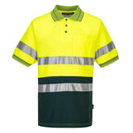 Hi-Vis Cotton Backed Comfort Contrast Polo Shirt S/S