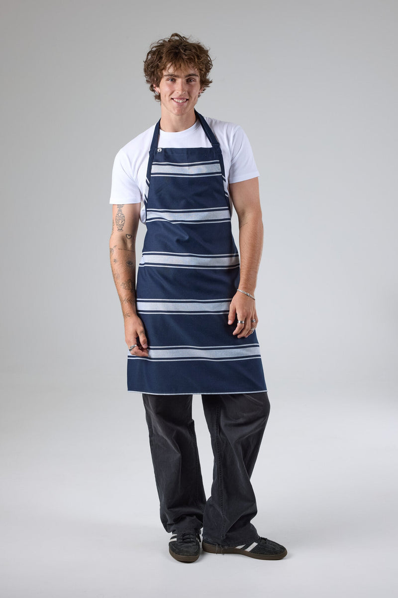 Chef Works BSBA Butcher Stripe Bib Apron – product photo