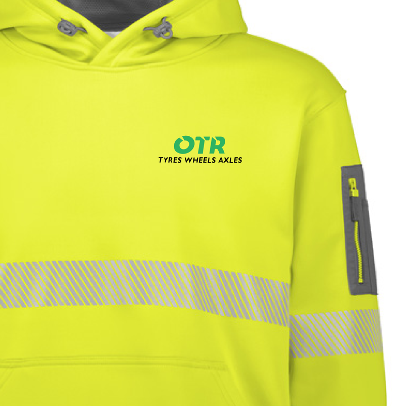 OTR - Streetworx Segmented Tape Water Resistant Hoodie Unisex (SYZ-ZT867)